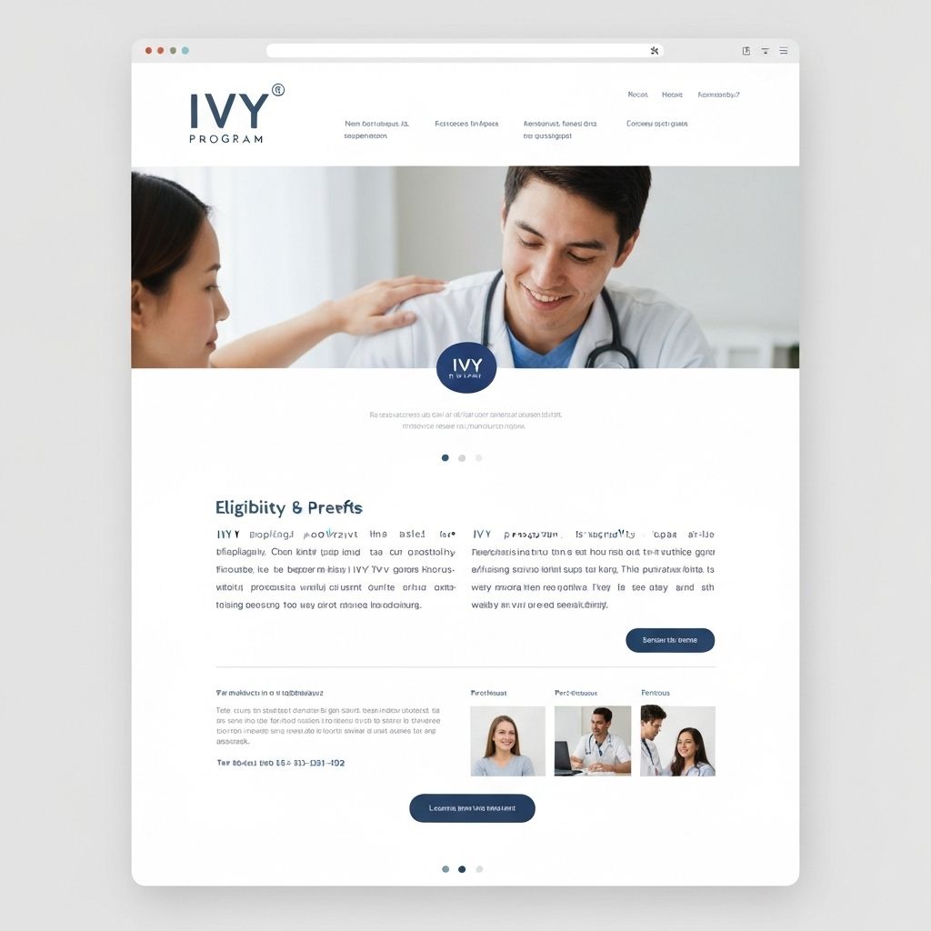 IVY Program Website App Preview