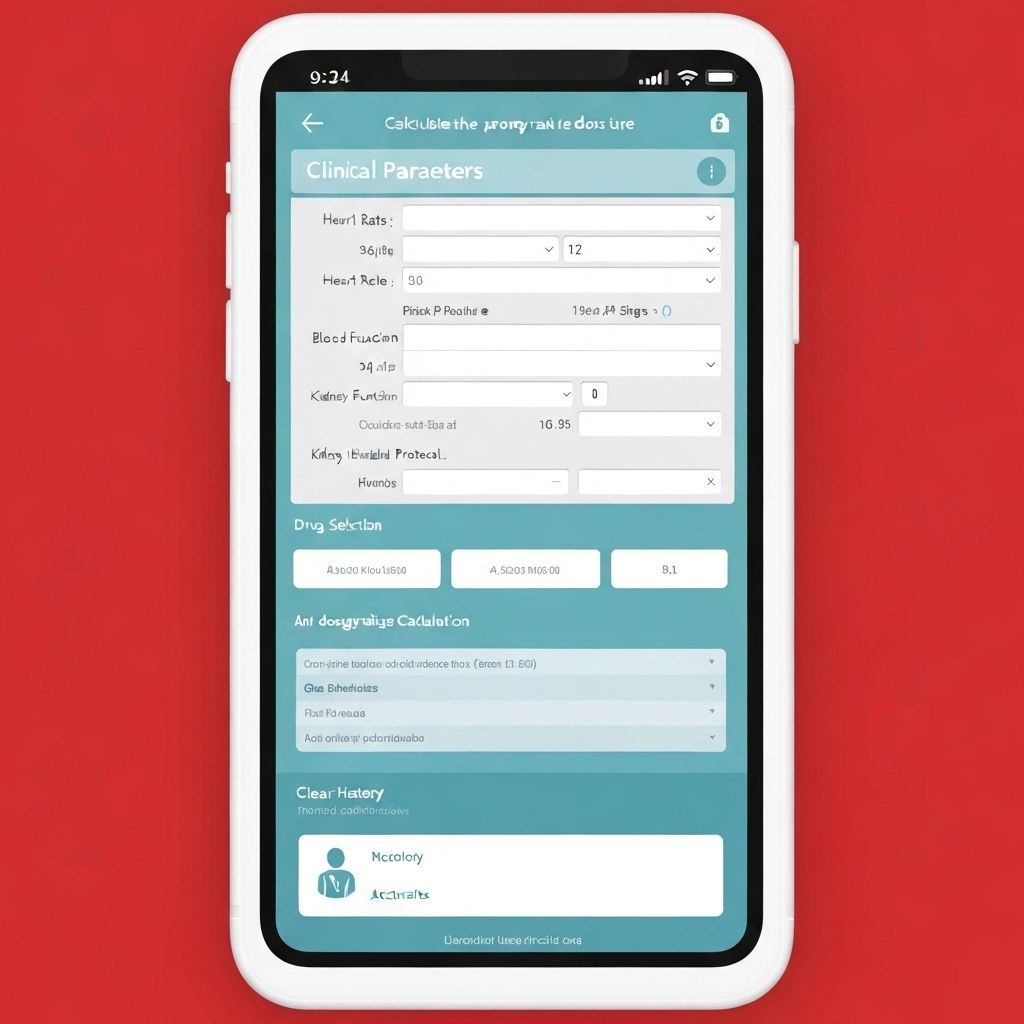 Noradrenaline Calculator App Preview